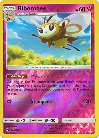 Lost Thunder Ribombee #146/214 reverse holo